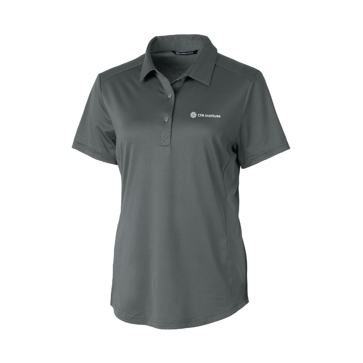 Cutter & Buck Prospect Textured Stretch Womens Short Sleeve Polo