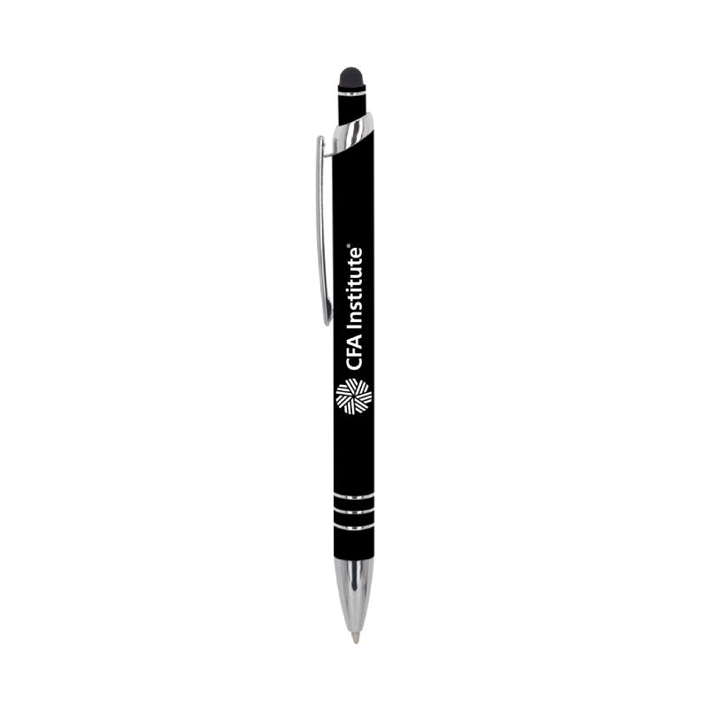 Camden Recycled Aluminum Pen - Black