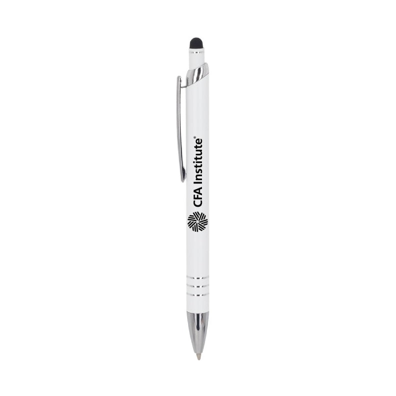Camden Recycled Aluminum Pen - White