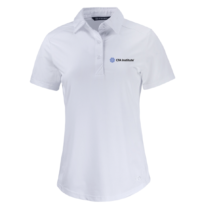 Cutter & Buck Prospect Eco Textured Stretch Recycled Women's Short Sleeve Polo