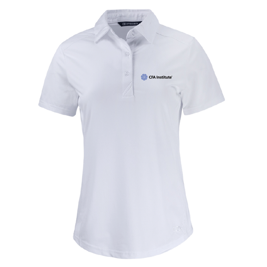 Cutter & Buck Prospect Eco Textured Stretch Recycled Women's Short Sleeve Polo