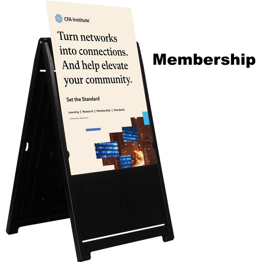 Deluxe A-Frame Replacement Signboard (Double-Sided)